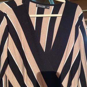 New York & Company striped sweater. Wore once. Excellent condition looks new